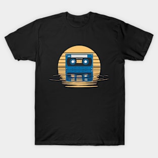 Sunset cassette tape T-Shirt